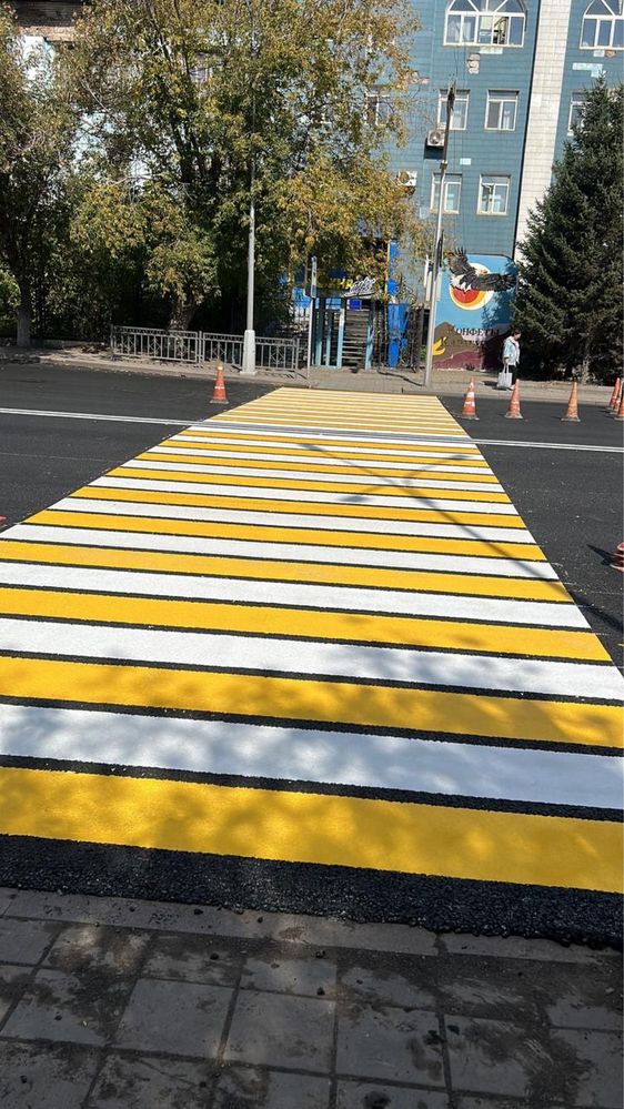 Дорожная разметка Разметка парковки Промышленная покраска