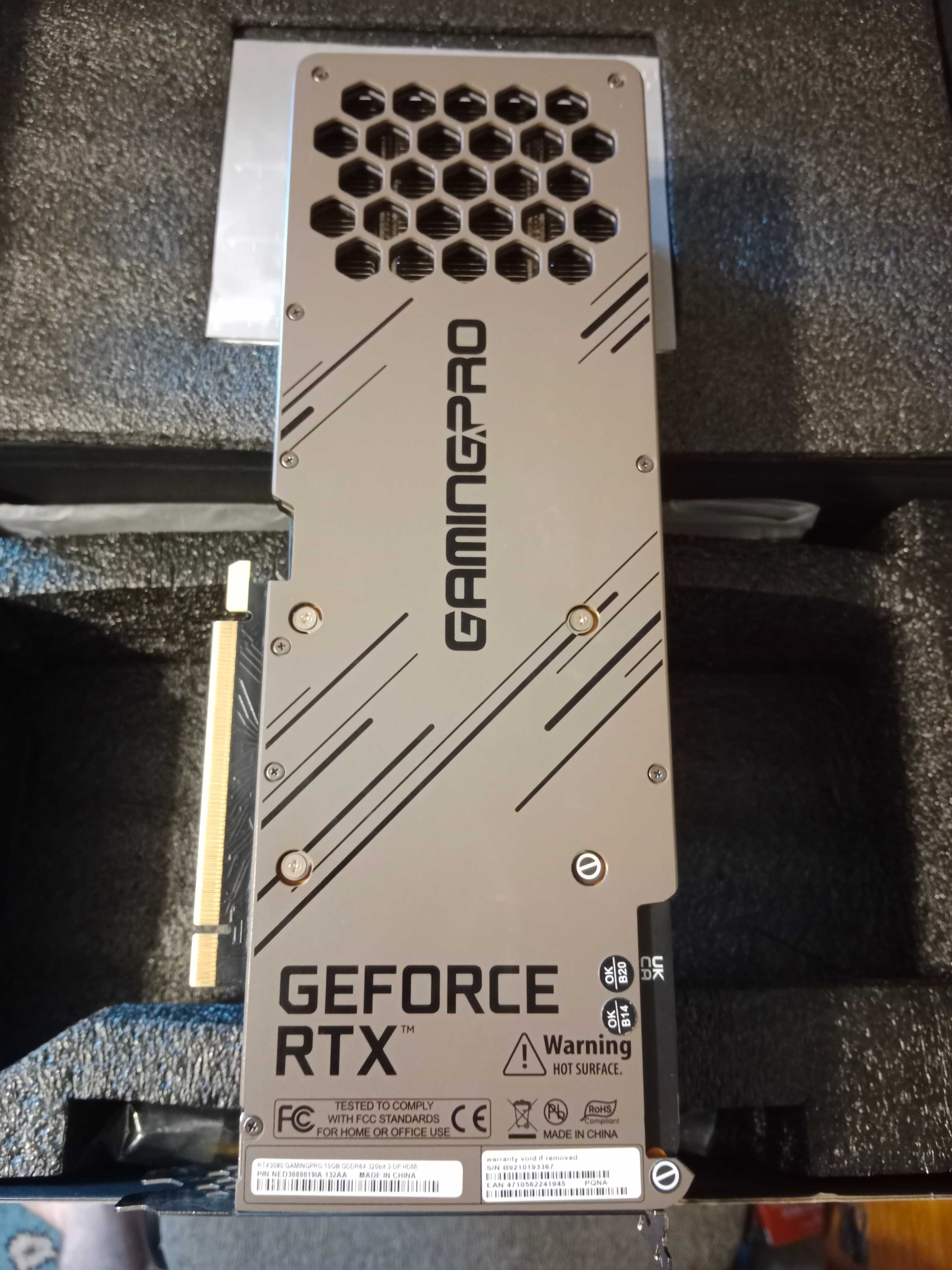 Видеокарта Palit GF RTX3080 10Gb GDDR6X 320bit