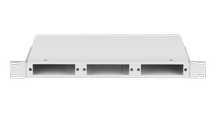 Оптический кросс 19", 1U,до 24 SC/FC/ST портов или 48 LC портов, серый
