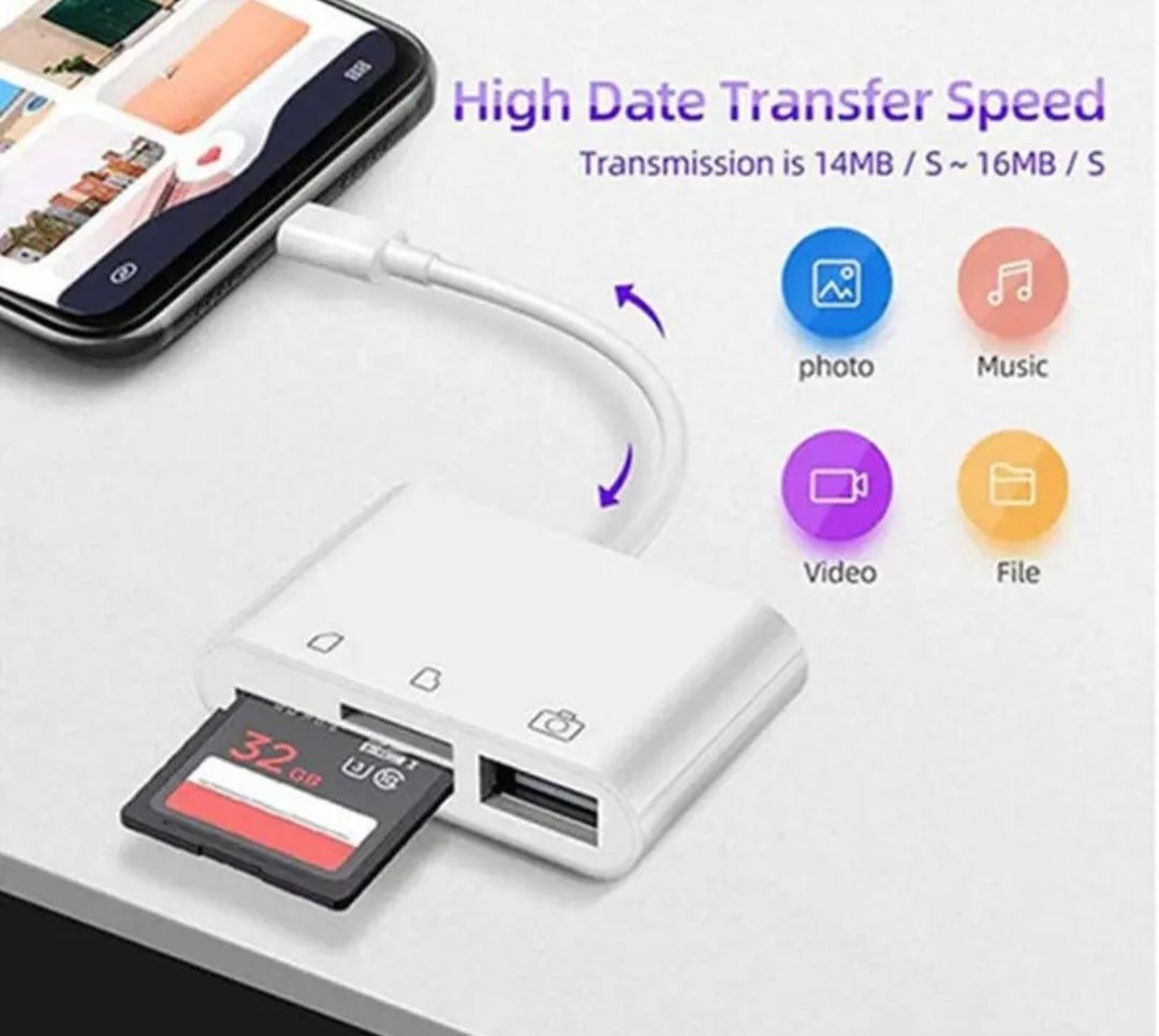 Портативный USB HUB 3 в 1 USB-C на 4K HDMI - USB 3.0 - Type-С для macb