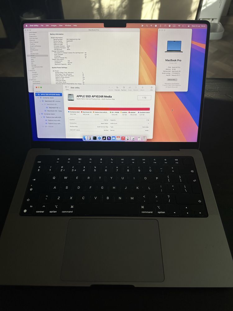 Macbook Pro 14 m1 Pro (2021, 1Тб)
