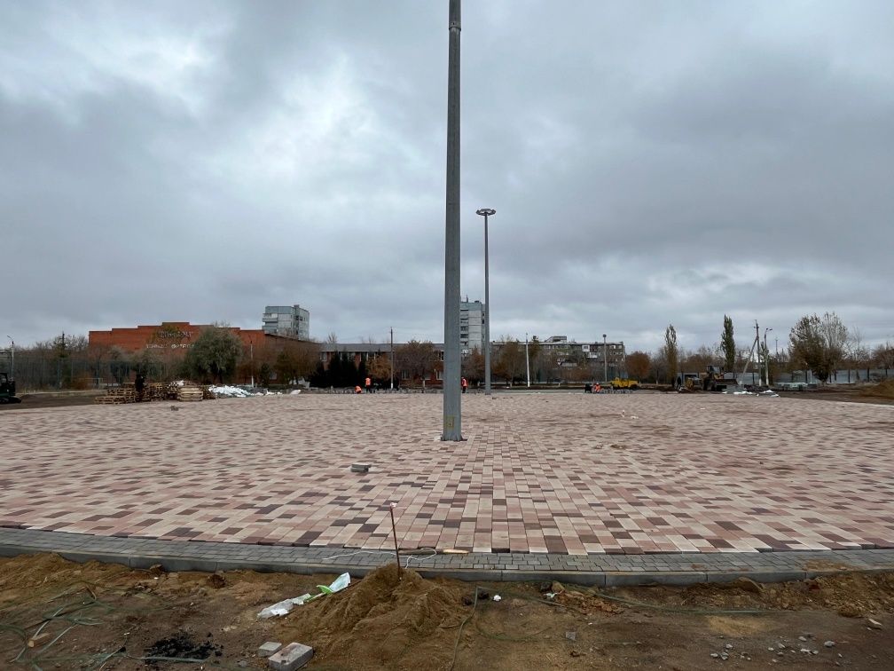 Укладка брусчатки