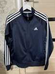 женская тёмно-синяя олимпийка adidas