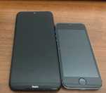 Телефон redmi + iphone
