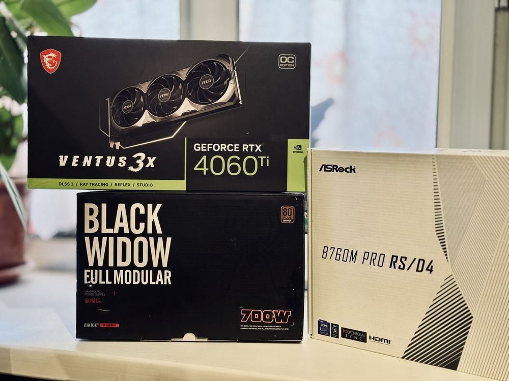 Игровой компьютер i5 12400F RTX 4060TI 16GB RAM