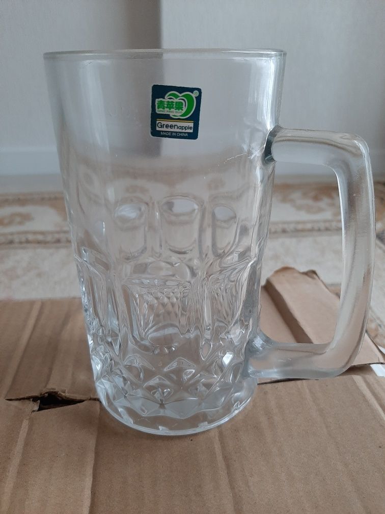 Кружки стеклянные