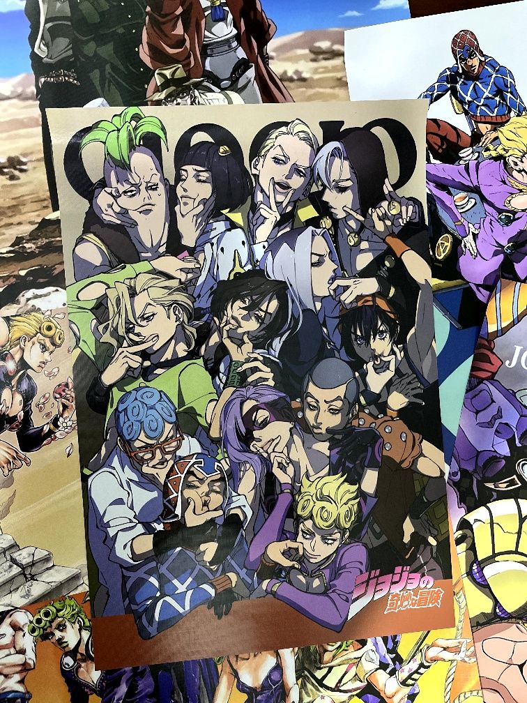 Постеры JoJo Bizzare Adventure/Невероятные приключения Джоджо