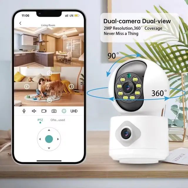 wi-fi tuya pt camera камера 4мп