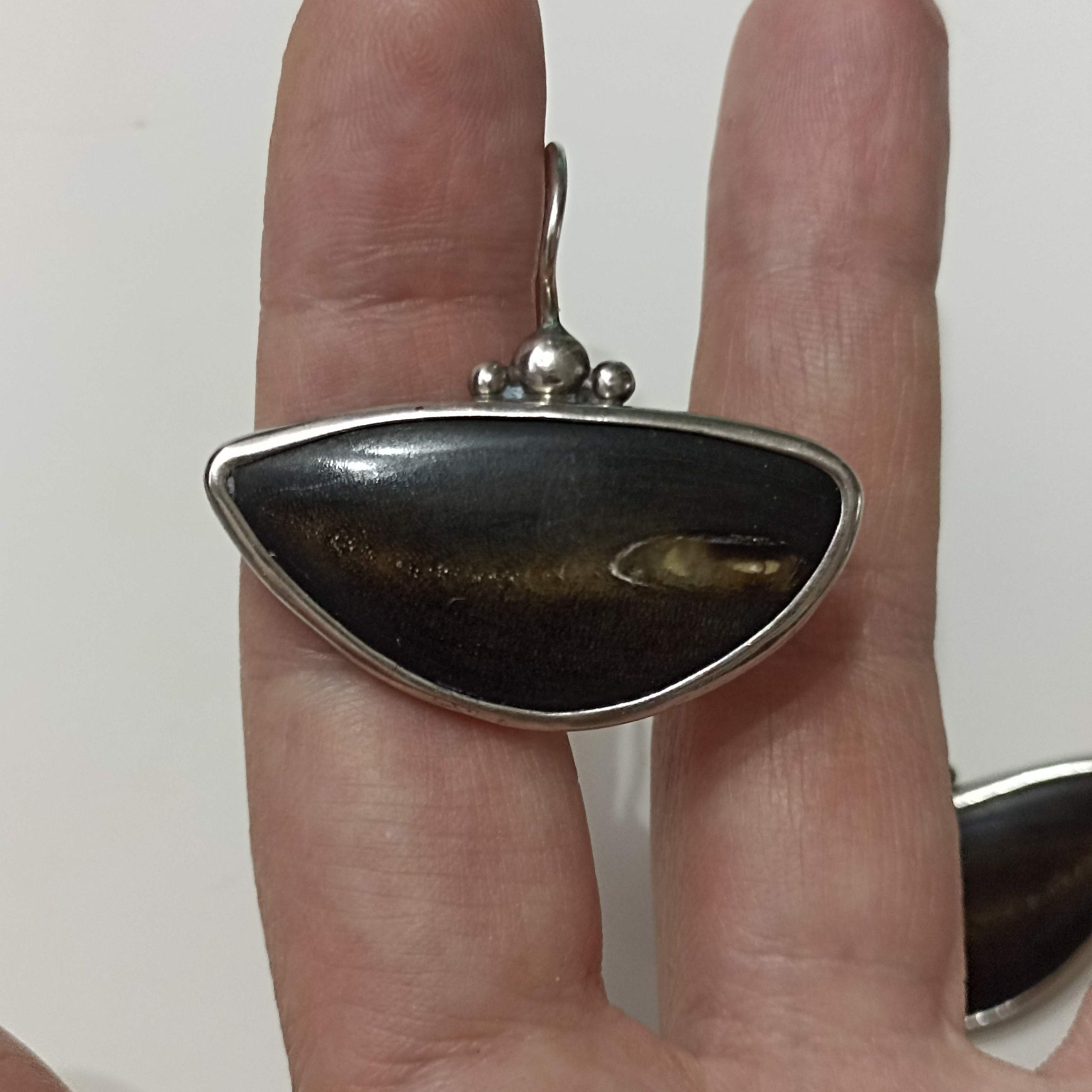 Винтажные серьги серебро 950 пробы..  Европа . Срочно!.