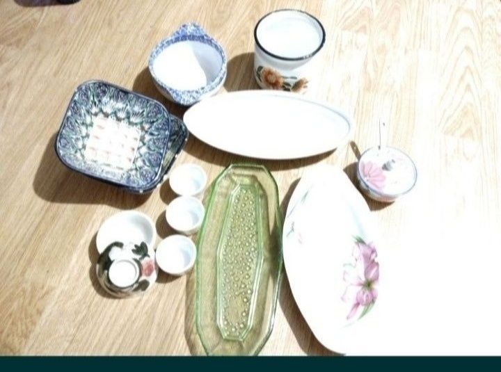 Эмалированные Кружки,Соусницы,Селедочницы,Чашки,Салатницы