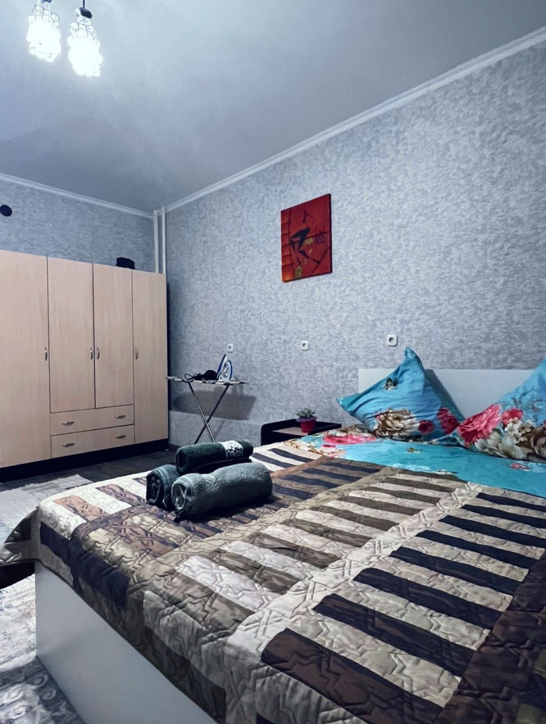 1 ком квартира в мкр. Нурсат посуточно