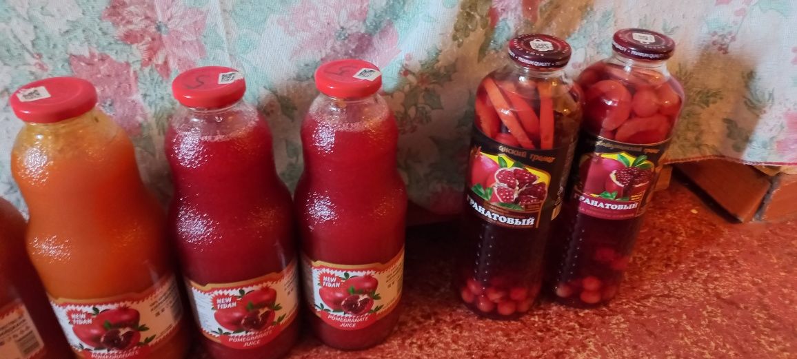 Продам сок с мякотью, компот "Мохито"