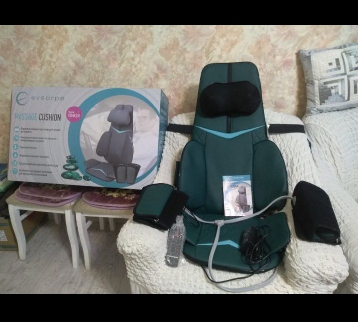 Продам вибромассажёр кресло, ручной массажер и тепловой пояс