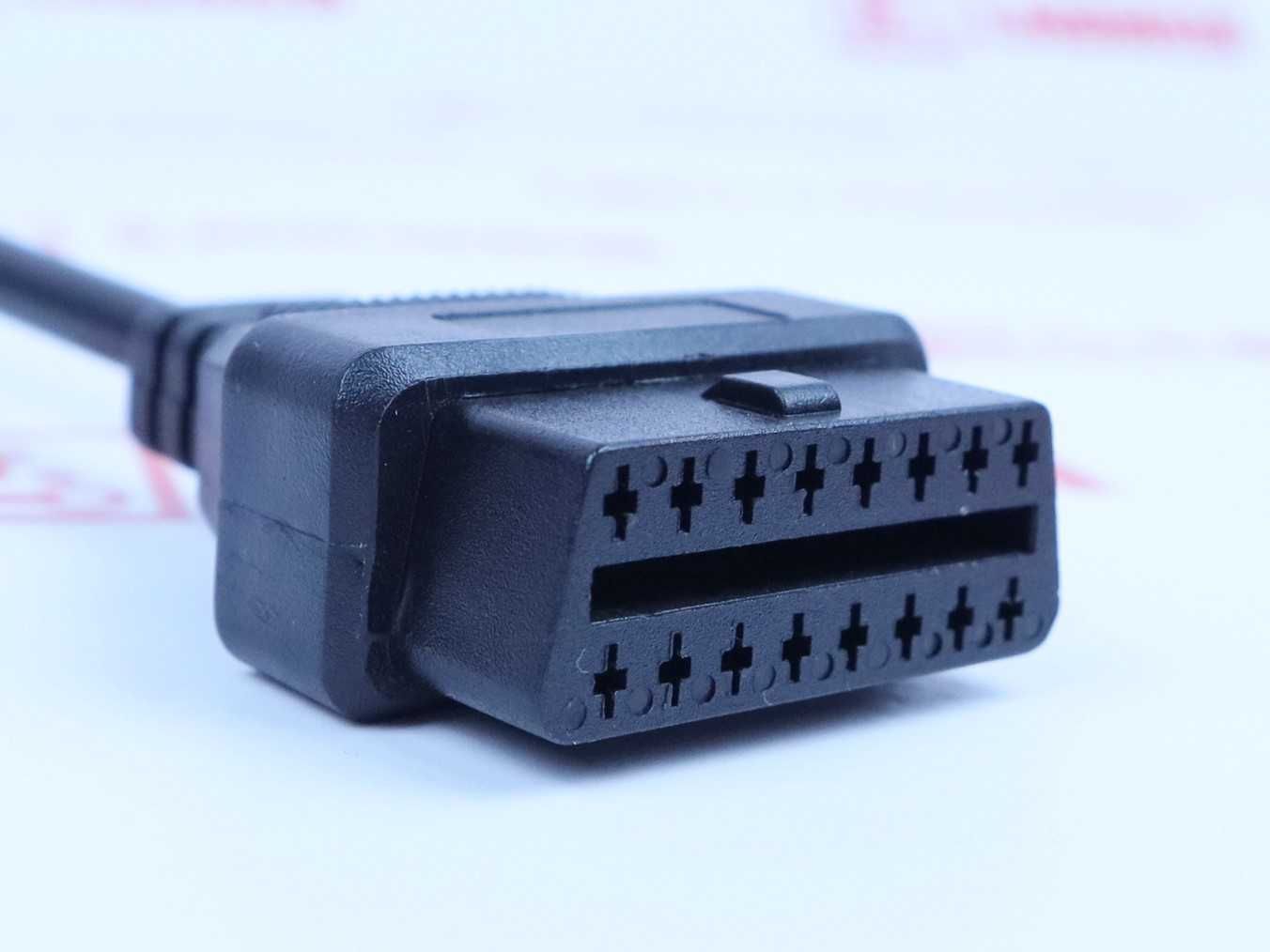 Переходник Toyota 17 pin прямоугольный OBD2, новый гарантия!