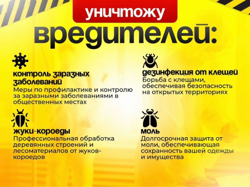 Дезинфекция уничтожение от тараканов клопов блох крыс мышей Обработка