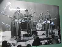 постер Beatles (черно-белый)