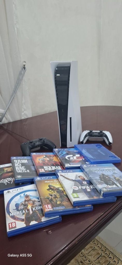 Продам PlayStation 5 1Tb 11 игр