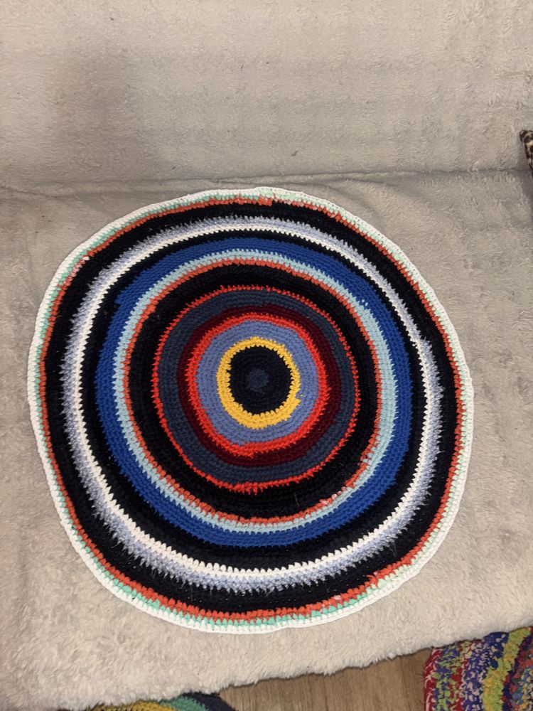 Самодельные коврики-кружки Handmade