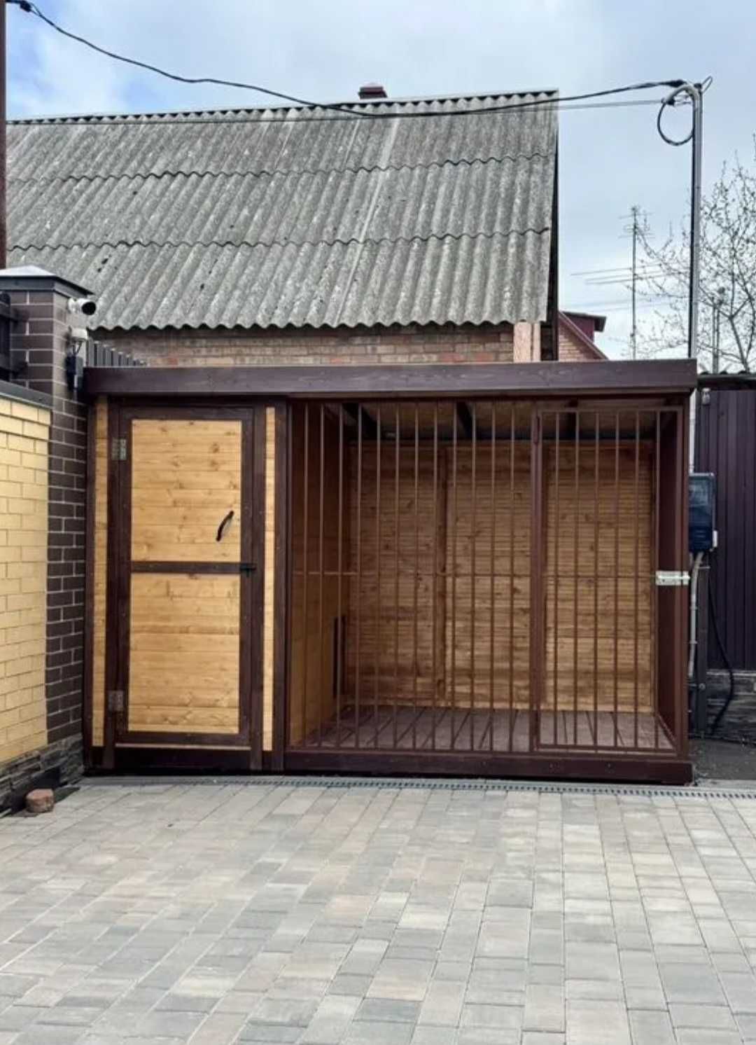 Вольер для собаки с зимником 2х4м