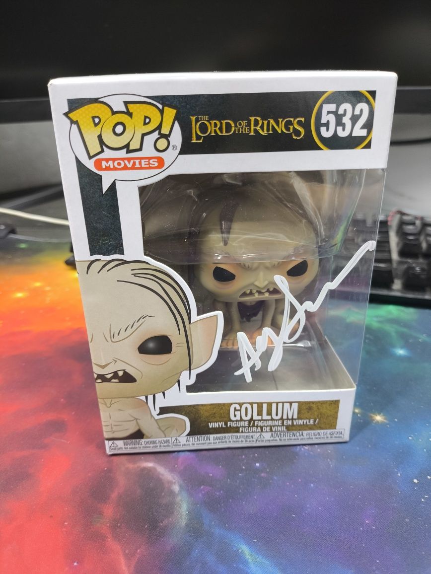 Фигурка Funko Pop Gollum(голум) Из властелина колец,автограф.