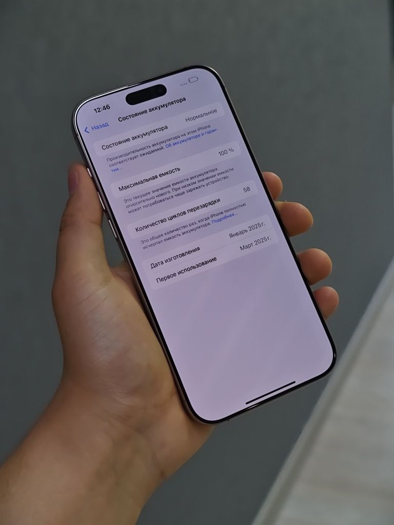 iPhone 16 Pro Max 256 GB 58 циклов | Mobile Zone