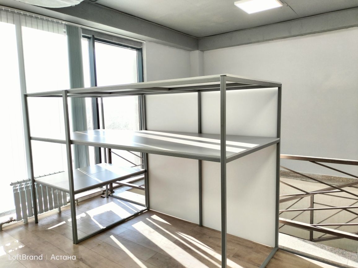 Торговое оборудование, стеллажи,полки лофт loft. Лофт мебель