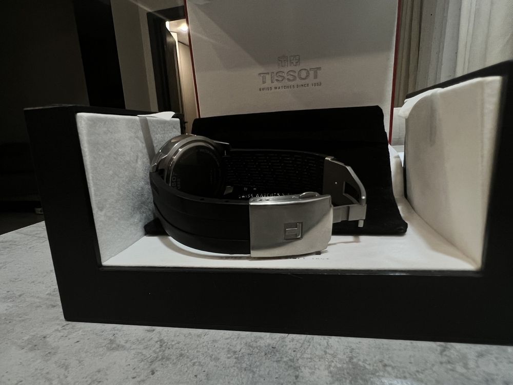 Tissot titanium.