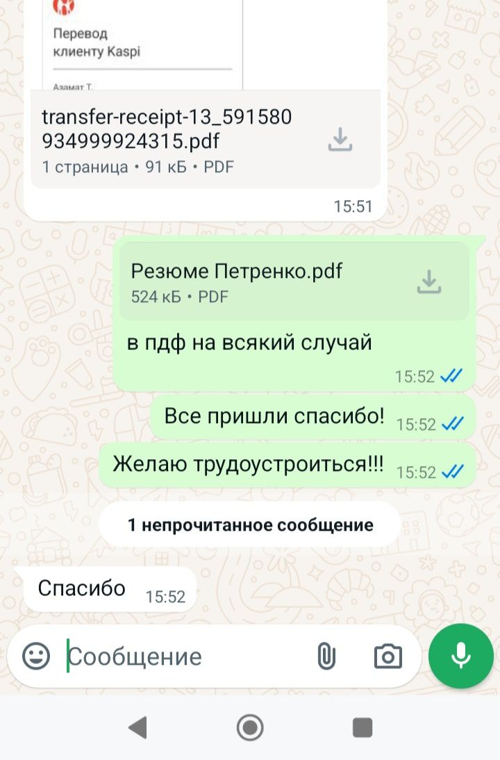 Составлю качественное резюме / Набор резюме /Резюме в формате pdf/doc