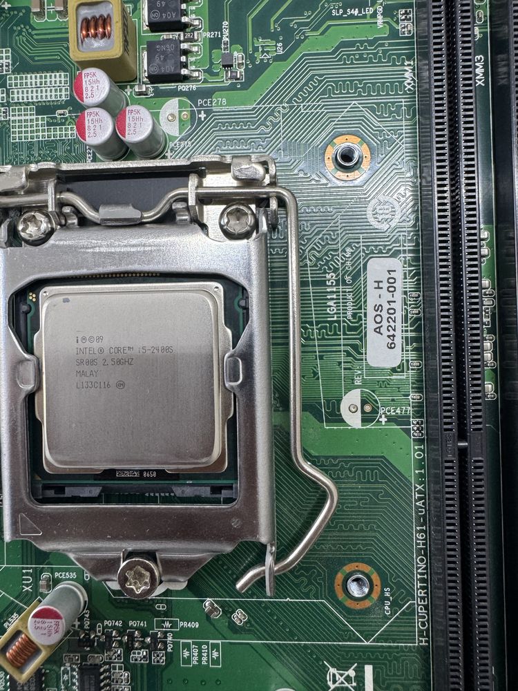 4 комплекта плат и жесткие диски i5-2400S 500gb 1tb