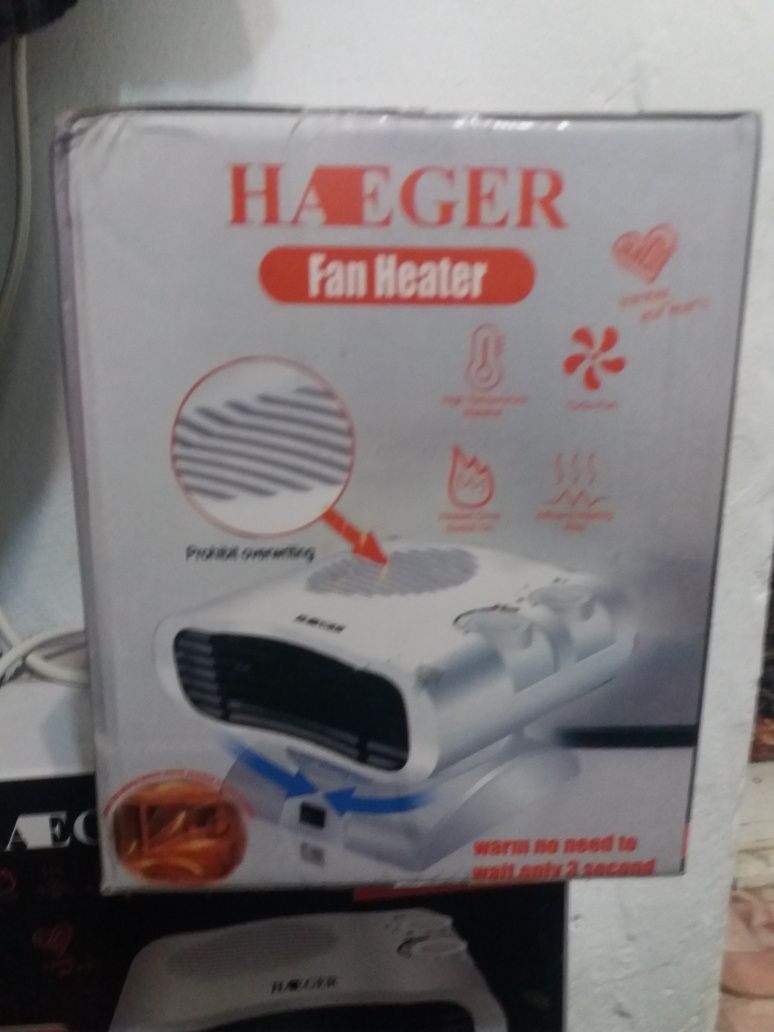 Обогреватели ветродуй HAEGER Новые в упаковке