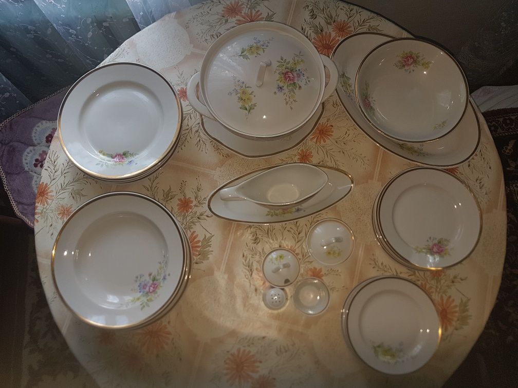 Советский фарфоровый сервиз, новый