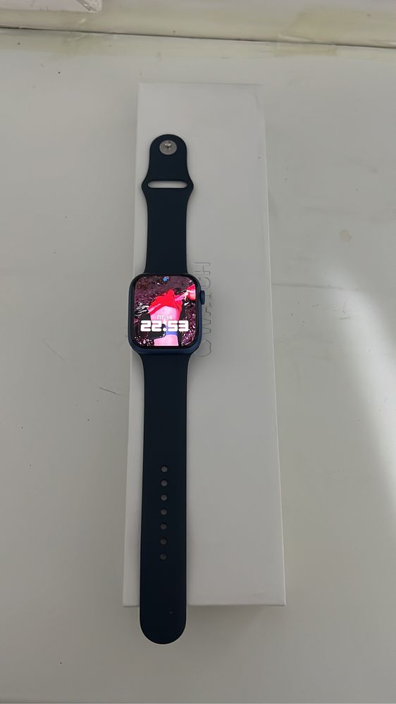 Смарт часы Apple Watch Series 7. 45 mm   Цвет тёмно синий