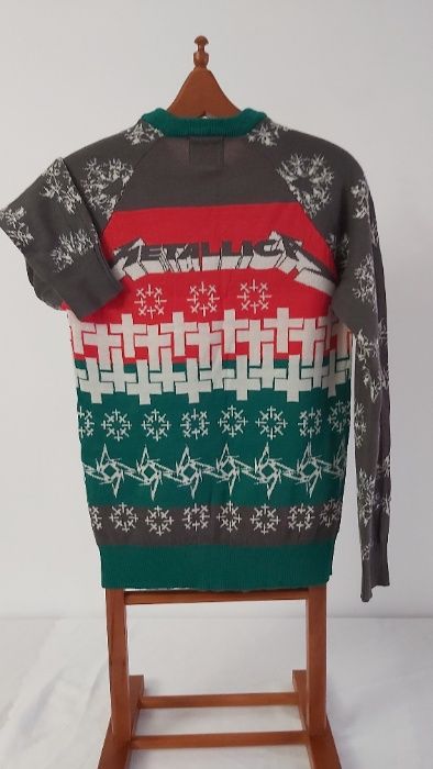 Metallica CHRISTMAS sweater. Свитера группы "Металлика". США