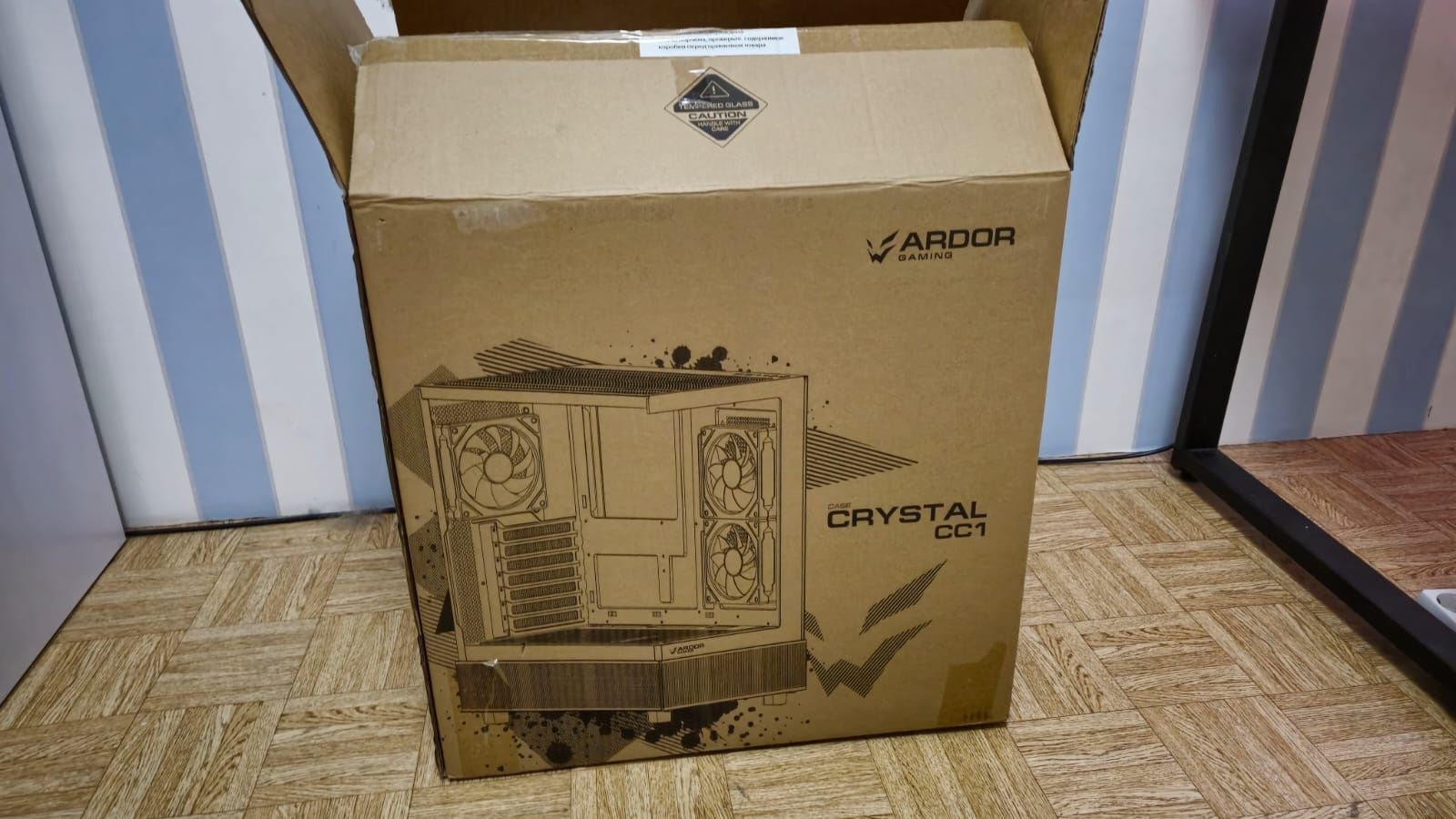 Корпус для компьютера ARDOR GAMING Crystal CC1 White белый