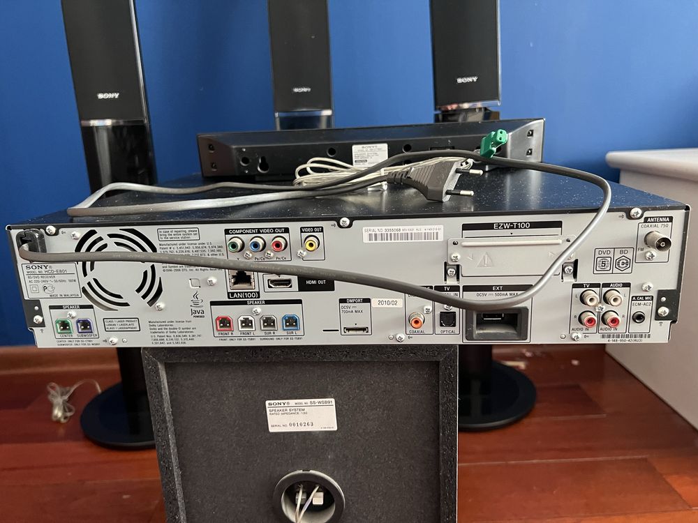 Домашний кинотеатр Sony (BD/DVD Home Theatre System BDV-E801)