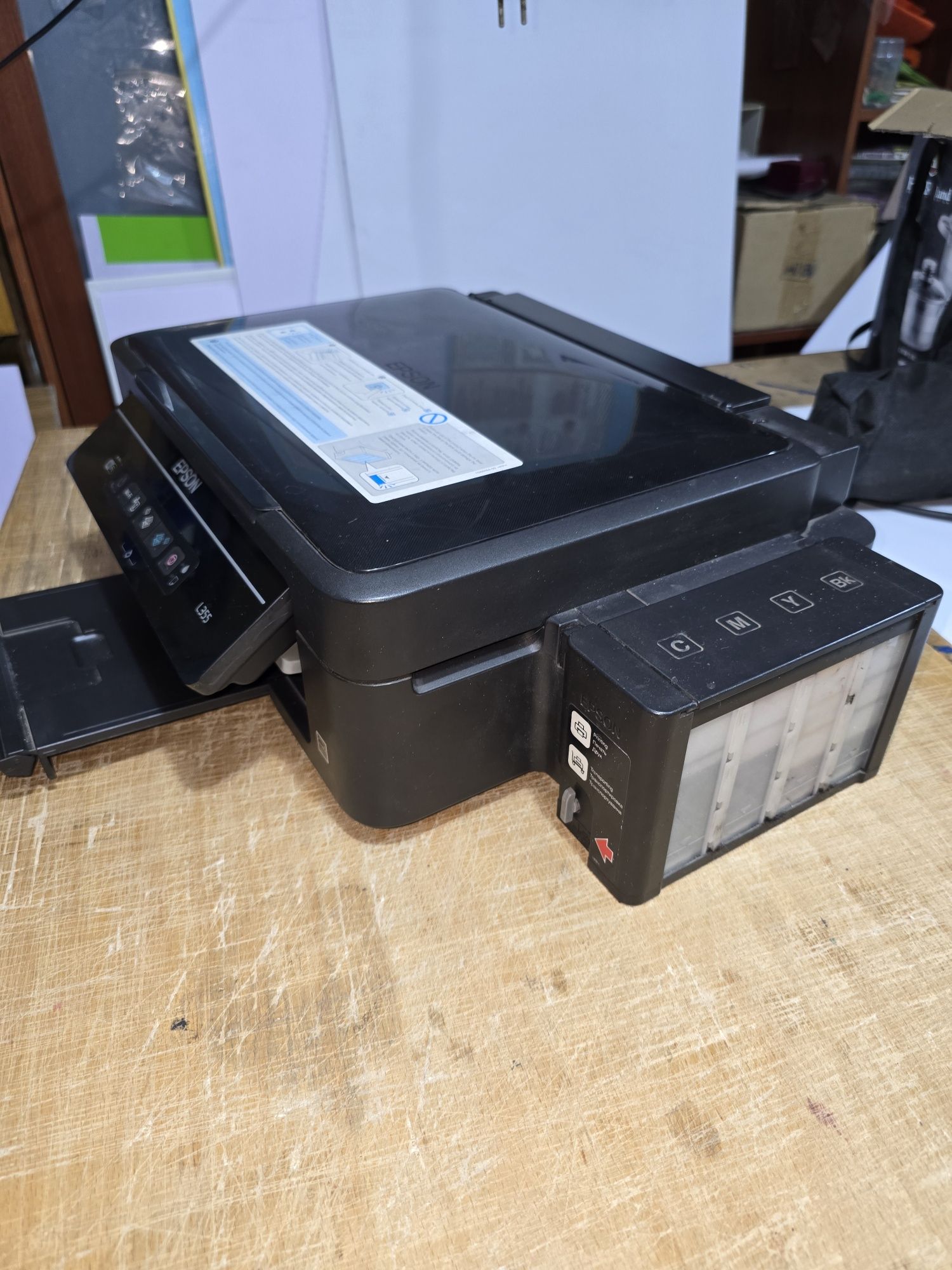 Продам цветной принтер EPSON L355, 3 в 1, принтер, сканер, ксерокс