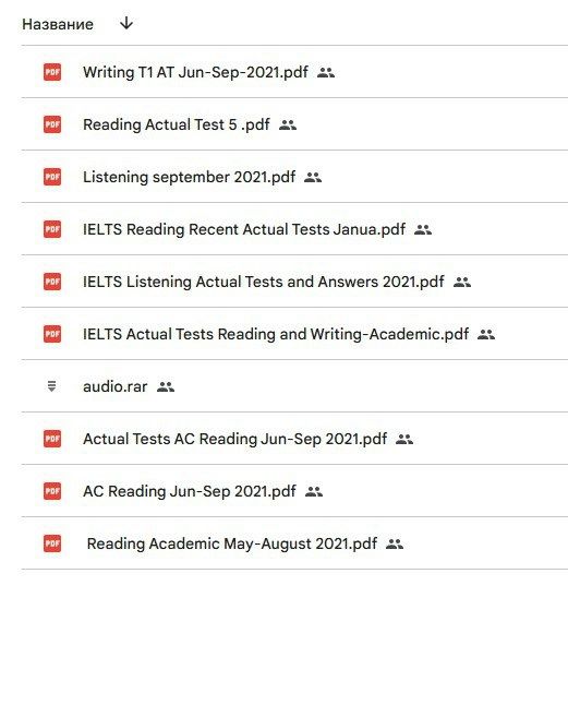 Книги для подготовки IELTS, 500+ материалы