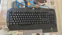 Б/у  Defender игровая клавиатура мембранная проводная