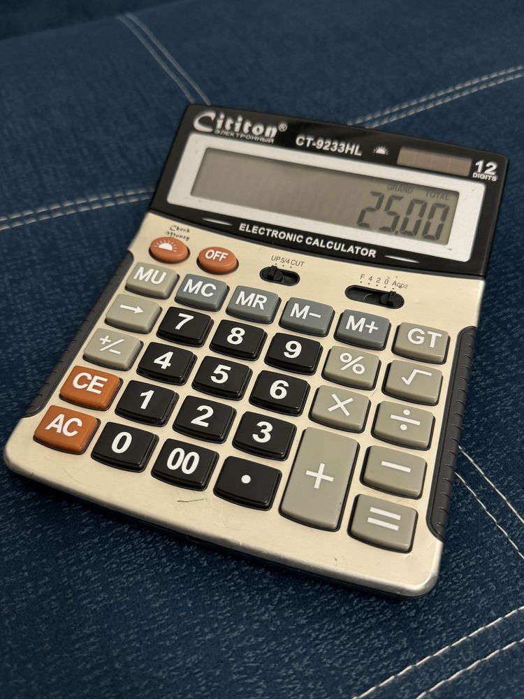 Калькулятор Cititon 9233HL с детектором валют