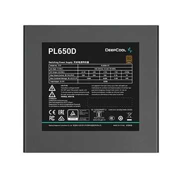 Блок питания DeepCool PL650D 650 Вт, 80 PLUS Bronze ATX