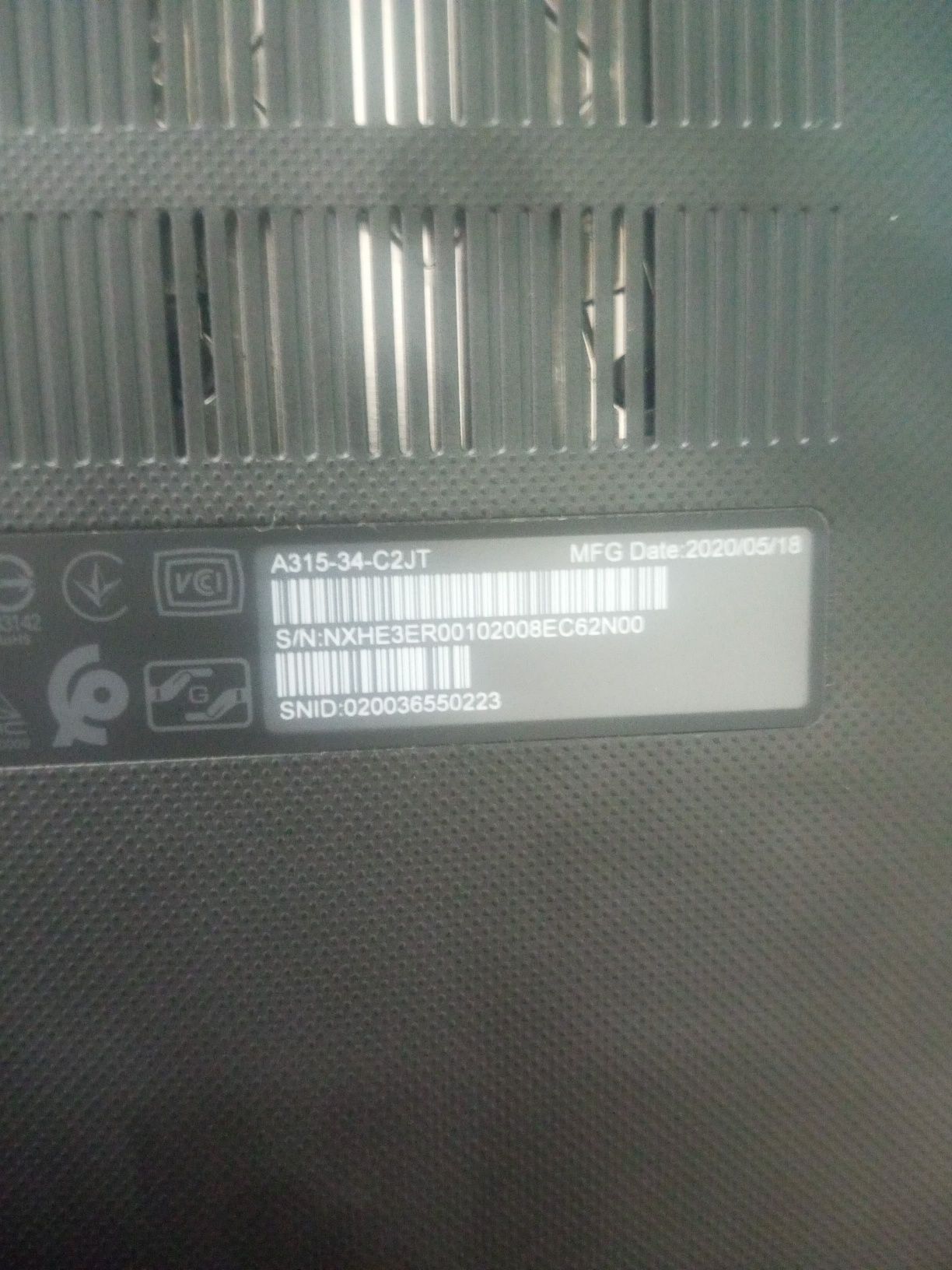 Ноутбук acer aspire 3