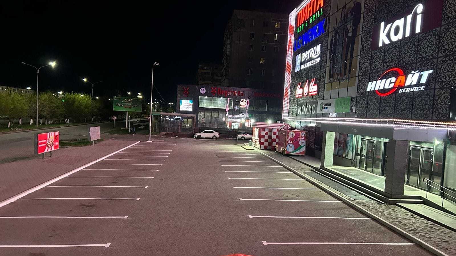 Размекта дорог Разметка парковок Дорожная разметка Астана Покраска