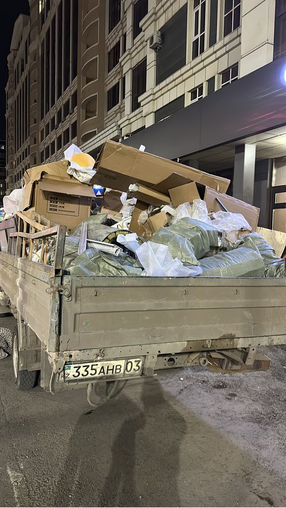 Вывоз мусора вывоз строительного мусора открытая газель без гбо