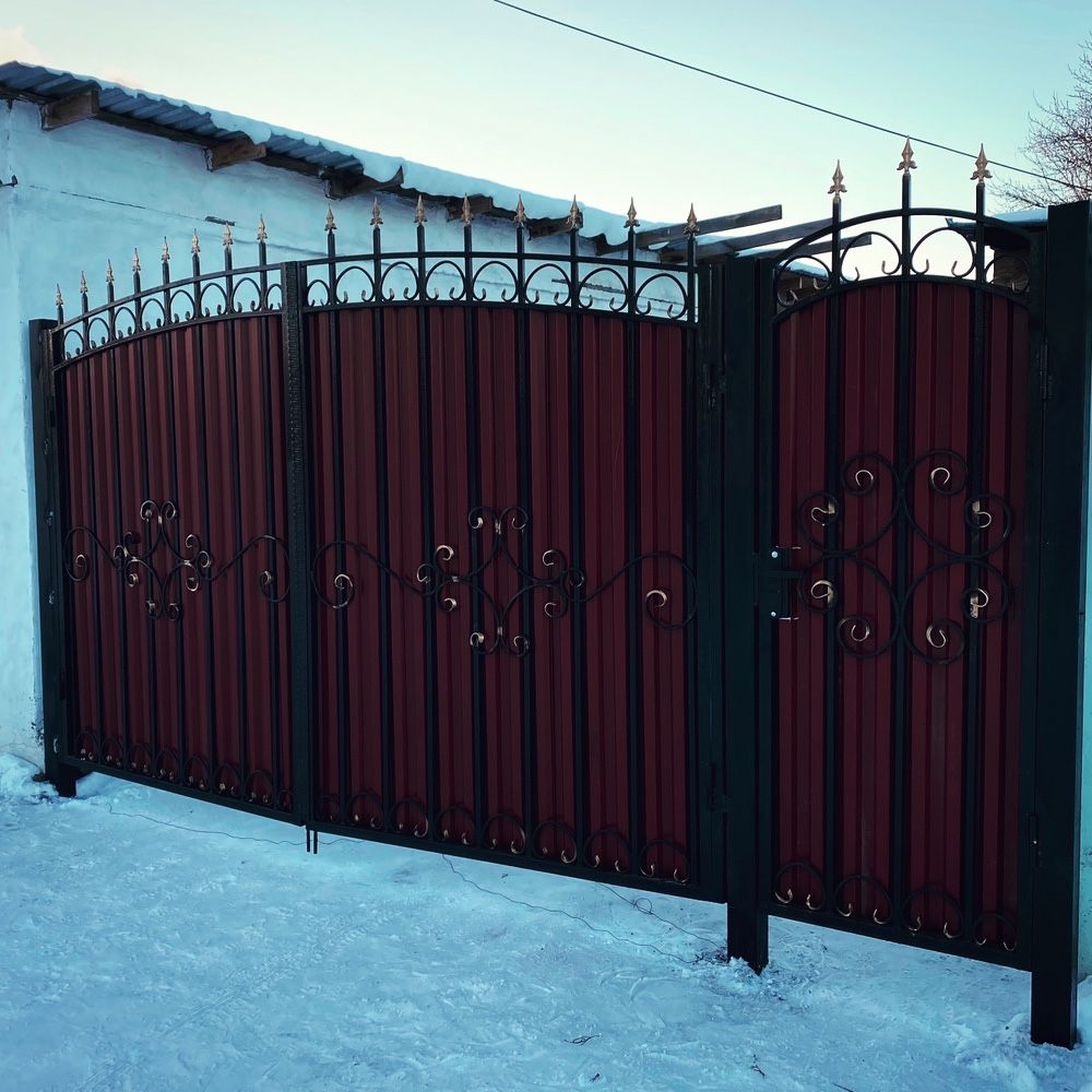 Ворота, сварочные работы, ковка, калитки, забор,ограждения,стол,перила