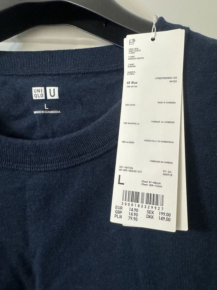 футболка базовая из евпопейского магазина Uniqlo