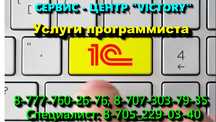 Услуги программиста  1С, все версии. Без выходных с 8-00 - 20-00 ч.!