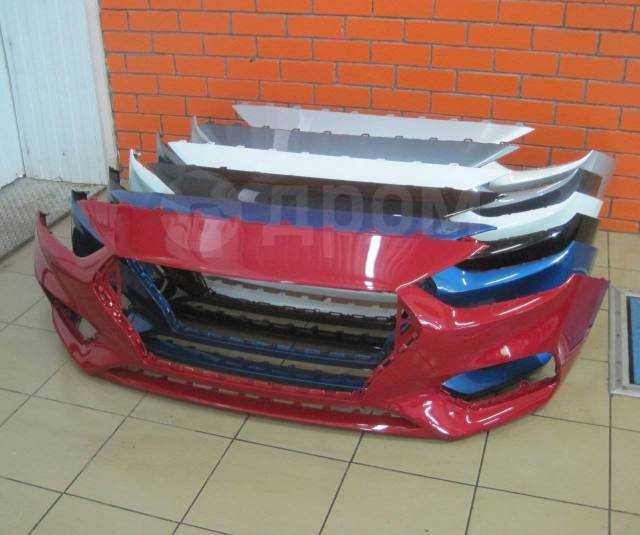 Бампера крашенные Хундай Hyundai Accent/Solaris с 11 по 23 год