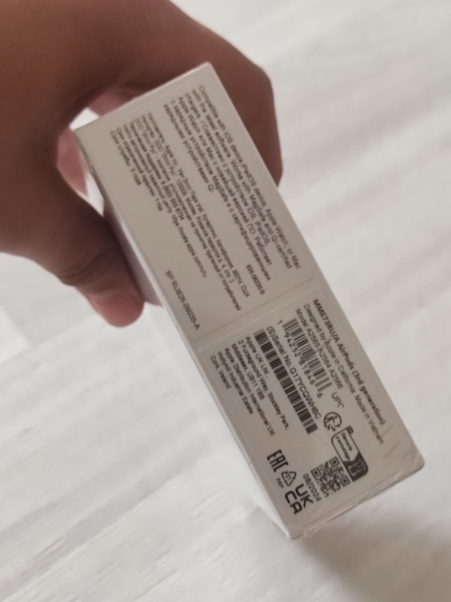 AirPods 3 новый С пленкой С наружи коробки