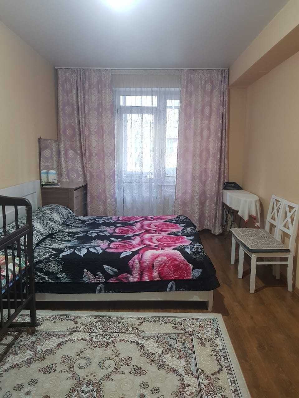 Продаётся 2-х комнатная квартира по адресу:  
ул. Жибек Жолы, 9