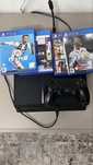 Продам ps4 1тб с 4 дисками 9 купленных в пс стор